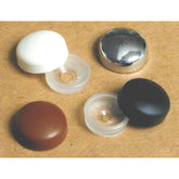 RV Designer H601 Screw Covers - White, Pack of 14